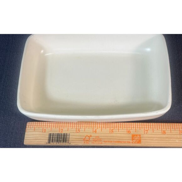 Vintage Haeger Pottery USA Shallow Planter Dish Bone White - Picture 7 of 9